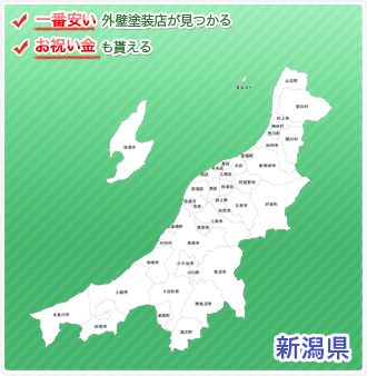 新潟の地図